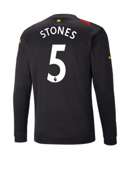 Manchester City John Stones #5 Auswärtstrikot 2022-23 Langarm